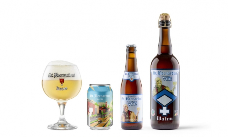 St. Bernardus Wit glas en fles
